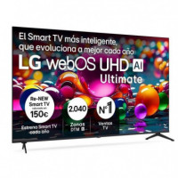 Televisor LG 75UA74006LB 75" 4K Ultra HD Smart TV Webos con Ai Thinq y Diseño sin Marco