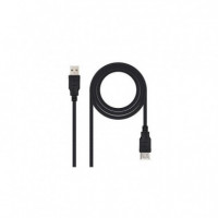 Cable Alargador USB 3.0 Macho-hembra 1M NANOCABLE