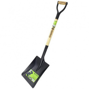 Pala Cuadrada Saurium con Mango Anilla de Madera