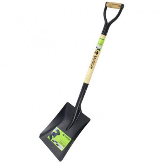 Pala Cuadrada Saurium con Mango Anilla de Madera