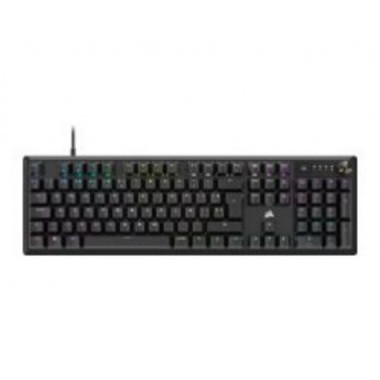 Teclado Gaming Corsair K70 Core RGB USB-A 3.0 Negro (CH-910971E-ES)