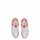 POLO RALPH LAUREN - hailey 6 sneakers low top lace - SNW WHT PALE GRY ORNG LILY - 802959240003/SNW WHT PALE GRY ORNG LILY