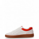 POLO RALPH LAUREN - hailey 6 sneakers low top lace - SNW WHT PALE GRY ORNG LILY - 802959240003/SNW WHT PALE GRY ORNG LILY