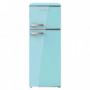 Frigorífico Bolero CoolMarket 2D Origin 215 Blue E 55,2x62,1x148,2  cm