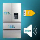 Frigorífico Bolero CoolMarket FD 510 WD Inox E 83,6x70,6x183 cm