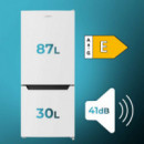 Bolero CoolMarket Combi 117 DF White E 47x49x114cm