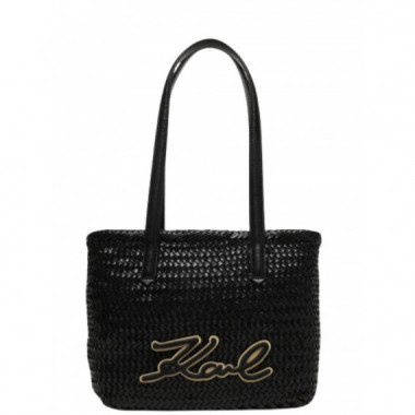 KARL LAGERFELD - k/signature braid sm tote - 1av - B2W30206/1av
