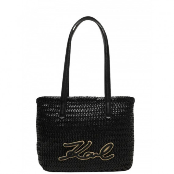 KARL LAGERFELD - k/signature braid sm tote - 1av - B2W30206/1av