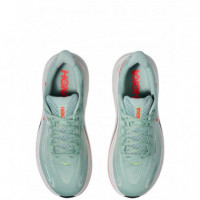 HOKA ONE ONE - Clifton 10 - Sage Neon Flame - 1162030/SAGE Neon Flame