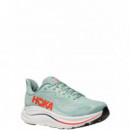 HOKA ONE ONE - CLIFTON 10 - Sage Neon Flame - 1162030/Sage Neon Flame