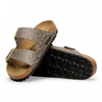 Arizona Syn Leo Gray Taupe  BIRKENSTOCK