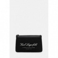K/hotel Karl Wristlet Slg Black  KARL LAGERFELD