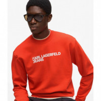 Klj Reg Essential Logo Sweat Grenadine  KARL LAGERFELD