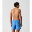 Karl Logo Short Boardshorts Silver Lake  KARL LAGERFELD