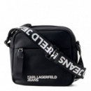 Klj Nylon Square Crossbody Black  KARL LAGERFELD