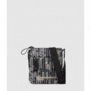 Klj Nylon Small Crossbody Aop Linear Log  KARL LAGERFELD