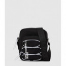Klj Utility String Reporterbag Black  KARL LAGERFELD