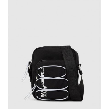 Klj Utility String Reporterbag Black  KARL LAGERFELD