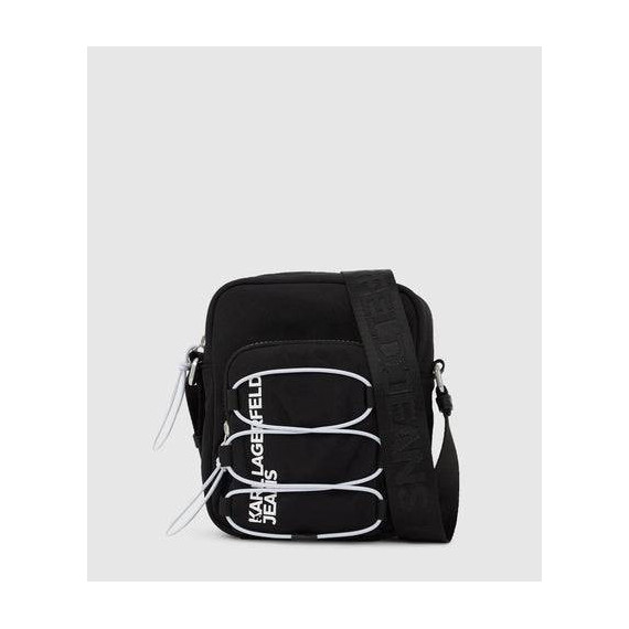 Klj Utility String Reporterbag Black  KARL LAGERFELD