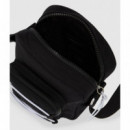 Klj Utility String Reporterbag Black  KARL LAGERFELD