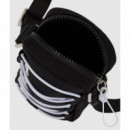 Klj Utility String Phone Pouch Black  KARL LAGERFELD