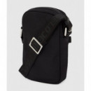 Klj Utility String Phone Pouch Black  KARL LAGERFELD