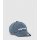 KLJ DENIM CAP WASHED MID BLUE