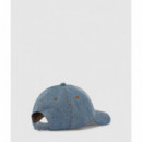 KLJ DENIM CAP WASHED MID BLUE
