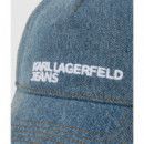 KLJ DENIM CAP WASHED MID BLUE