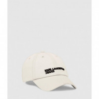 Klj Essential Logo Cap Vaporous Grey  KARL LAGERFELD