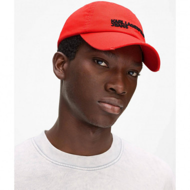 KLJ ESSENTIAL LOGO CAP GRENADINE