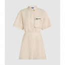 Klj Ss Utility Dress Whitecap Grey  KARL LAGERFELD