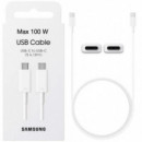 Cable USB-C a USB-C Samsung 5A 1,8 Metros Blanco
