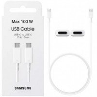 Cable Usb-c a Usb-c SAMSUNG 5A 1,8 Metros Blanco