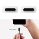 Cable USB-C a USB-C Samsung 5A 1,8 Metros Blanco