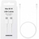 Cable USB-C a USB-C Samsung 3A 1,8 Metros Blanco