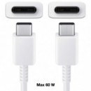 Cable USB-C a USB-C Samsung 3A 1,8 Metros Blanco