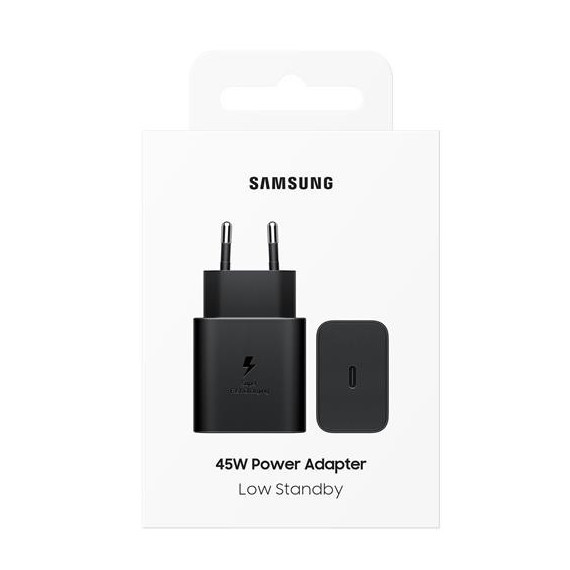 Cargador Samsung USB-C 45W Negro (Sin Cable)