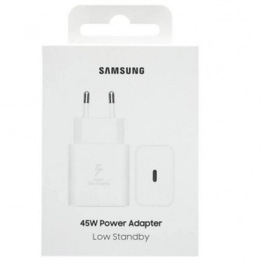 Cargador Samsung USB-C 45W Blanco (Sin Cable)
