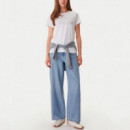 Camiseta Jeans Grommet Domestud Logo  DKNY