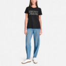 Camiseta Jeans Grommet Domestud Logo  DKNY