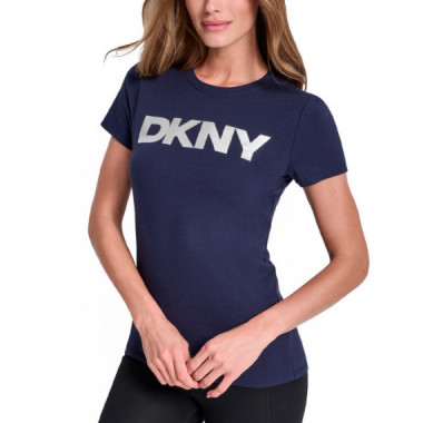 Camiseta Exploded Logo Crew Neck  DKNY