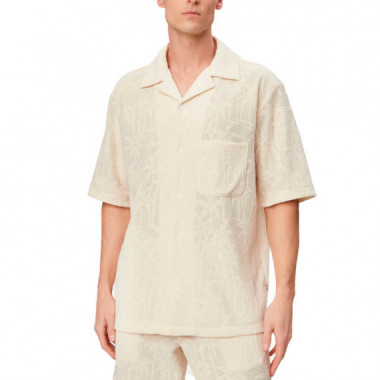 Camisa Bowling Resort Palm  GUESS
