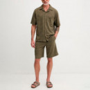 Camisa Bowling Resort Palm  GUESS