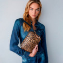 Bandolera Mediana con Estampado Animal  LIU JO