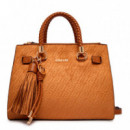 Bolso de Mano Efecto Antelina  LIU JO