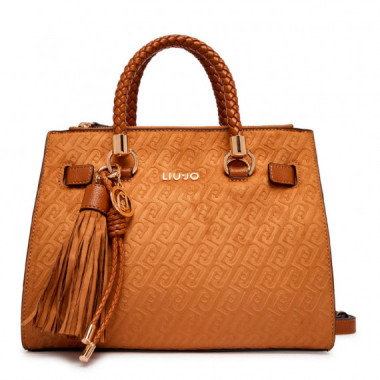 Bolso de Mano Efecto Antelina  LIU JO