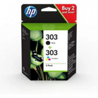 Tinta HP 303XL Multipack Negro + Color (3YM92AE) Original