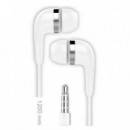 Auriculares Intraauditivos con Micrófono 3.5mm Blancos Tech One