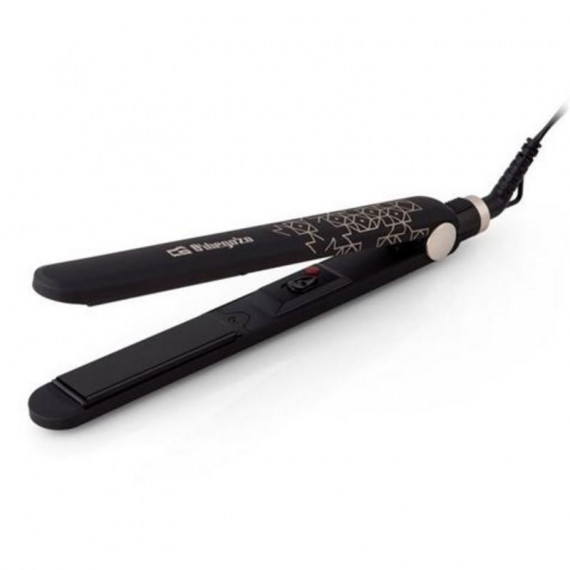 Plancha de Pelo Cerámica ORBEGOZO Pl 3500 Negra con Calentamiento Ultrarrápido